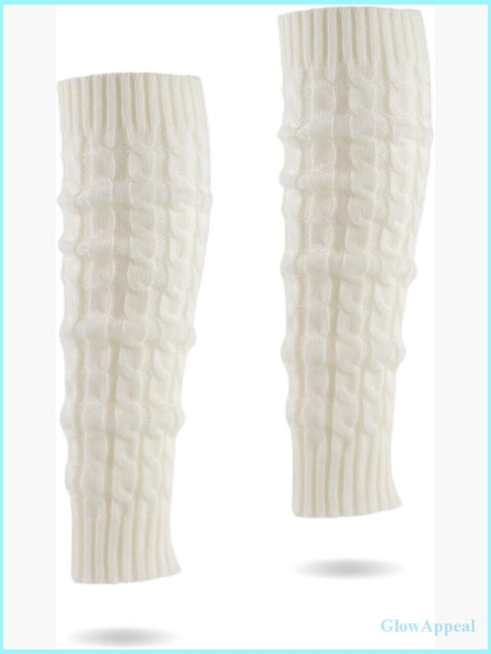 Women's Knee High Twist Knit Leg Warmers Stretchy Acrylic Fall Winter